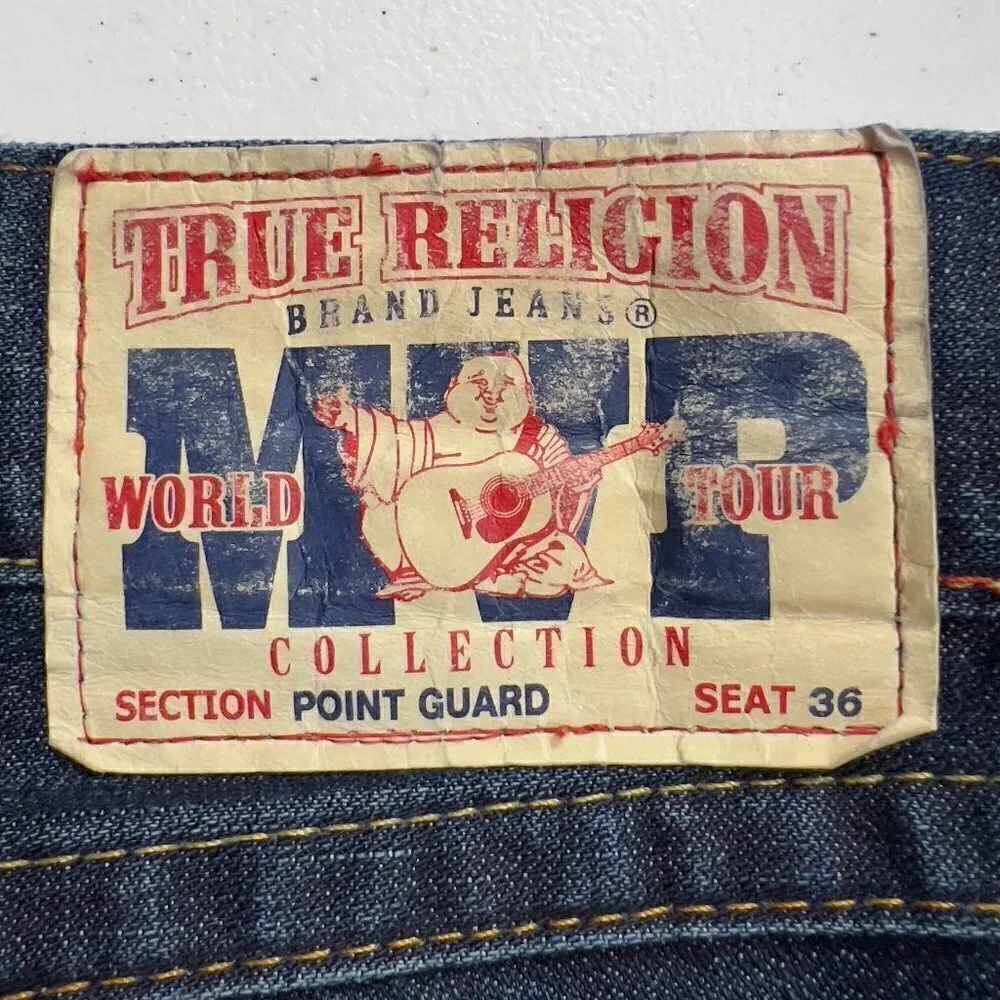 True Religion Mens MVP World Tour Point Guard Jeans
